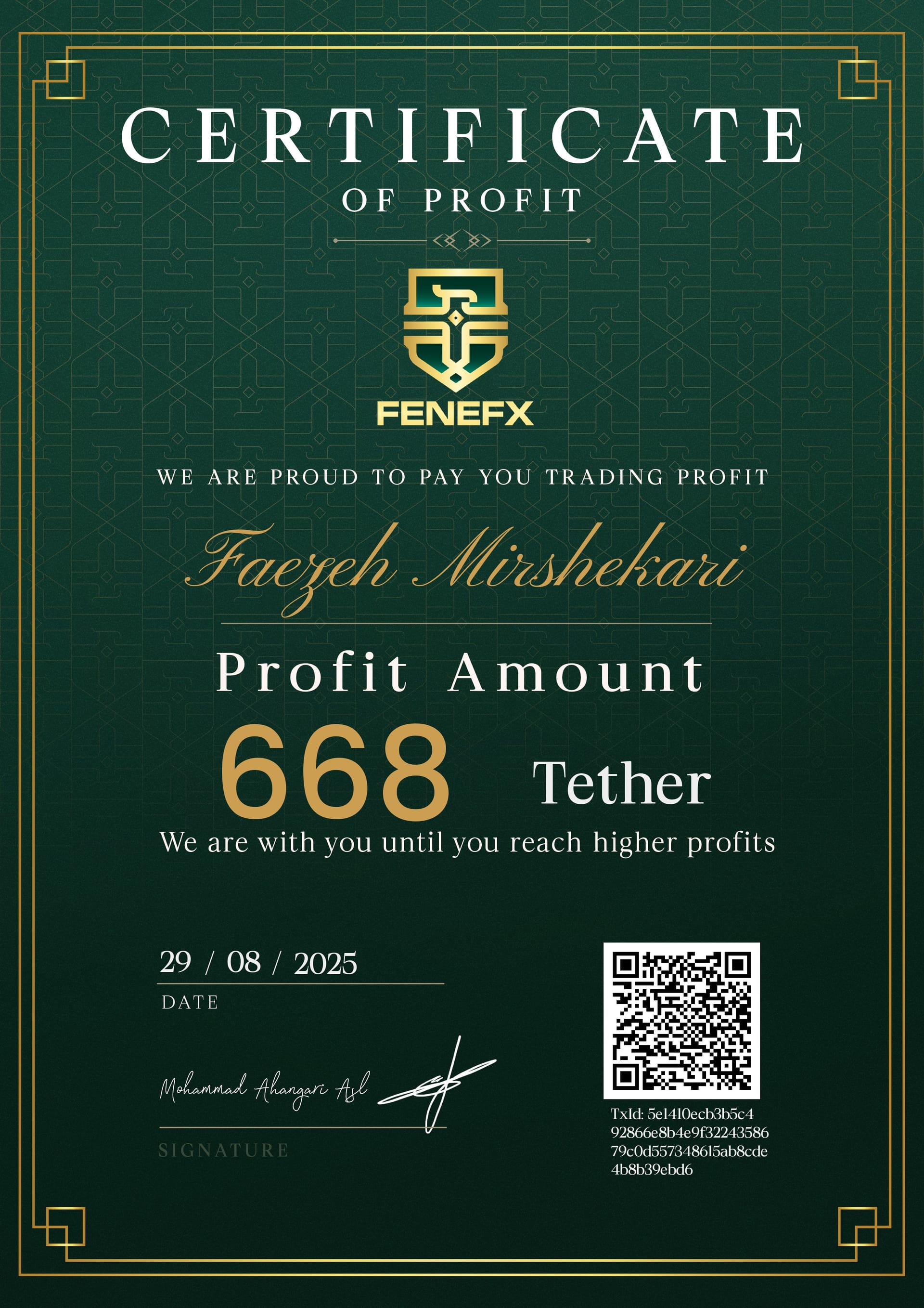 Duplicate Certificate 2